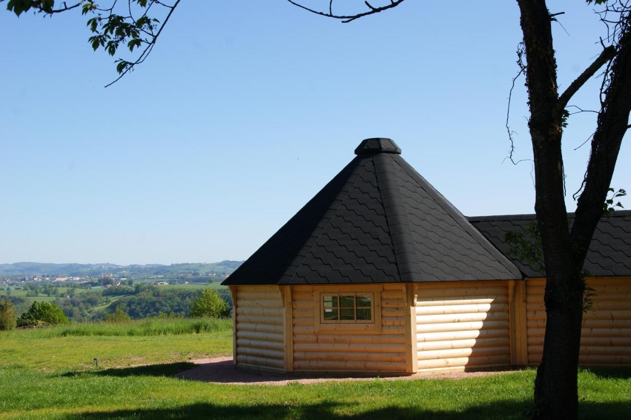 Les Cabanes Du Grand Nord Pradines  Exteriör bild