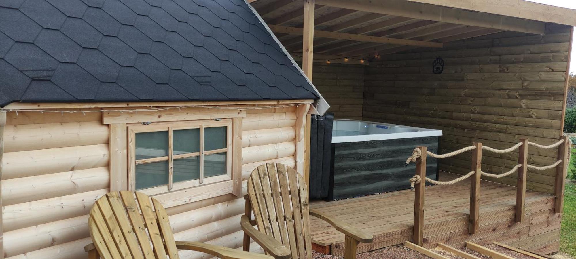 Les Cabanes Du Grand Nord Pradines  Exteriör bild